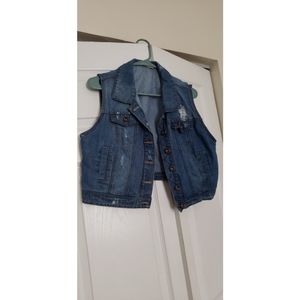 jean vest.